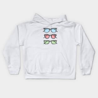 Three Glasses Sketch Kids Hoodie